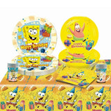 Pack de Cumpleaños 51 Piezas - Bob Esponja Amarillo