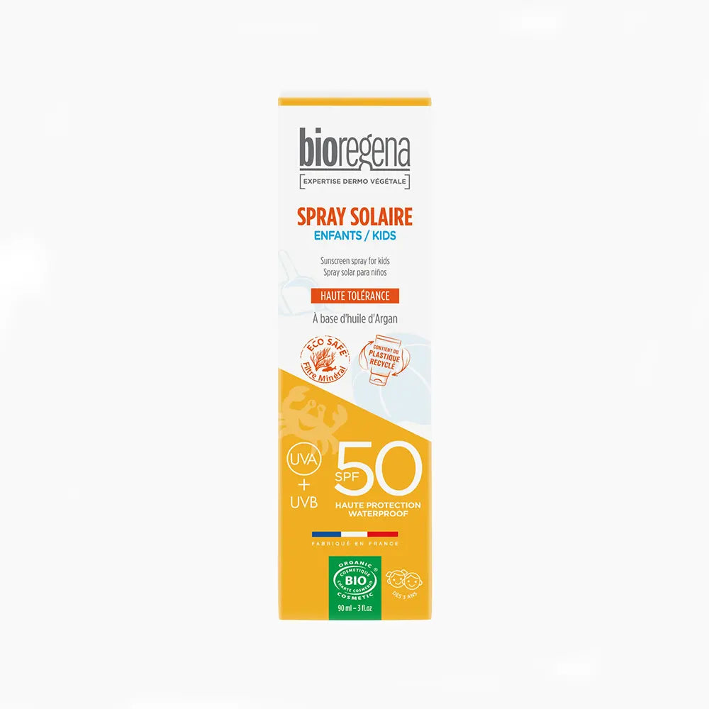 Bioregena Spray Solaire BIO SPF50 Enfant +3A - 90ml