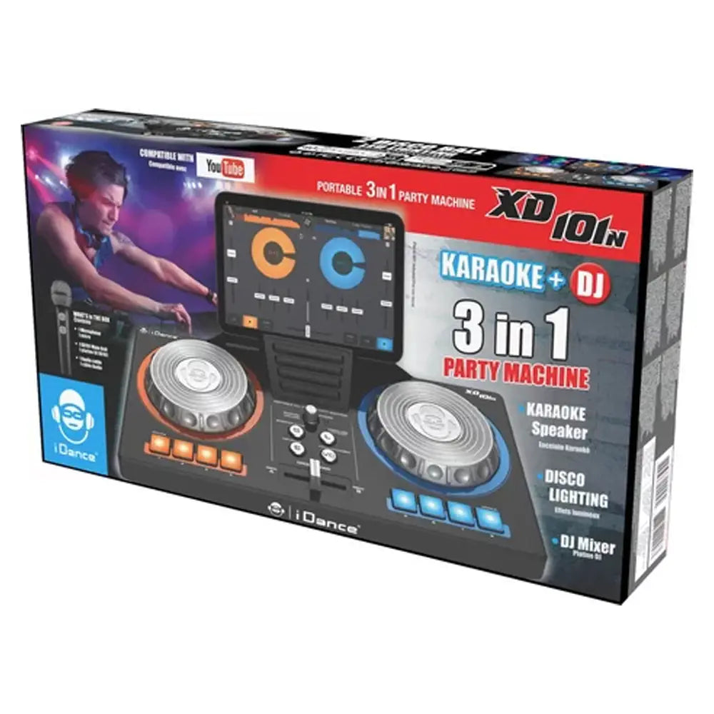 iDance Table de Mixage 3en1 XD101 - Noir