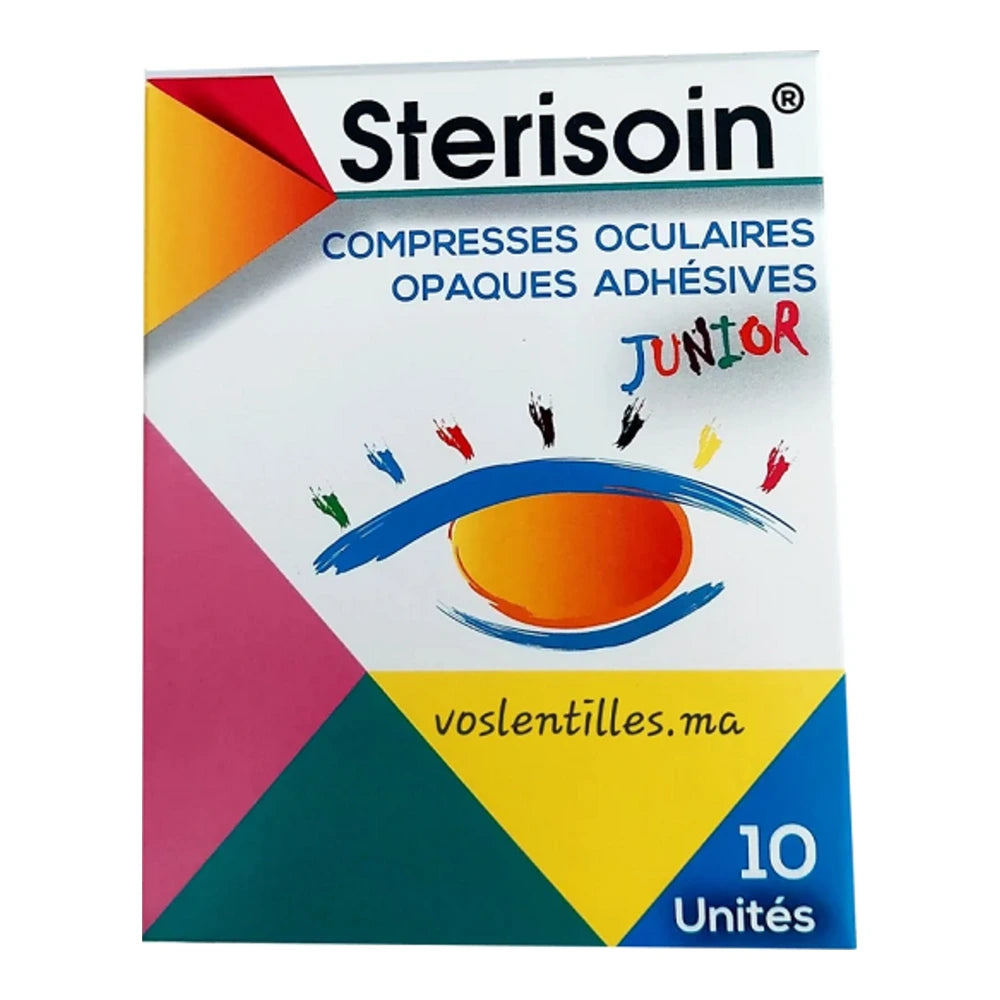 Sterisoin Compresses Oculaires Juniors - 10 unités