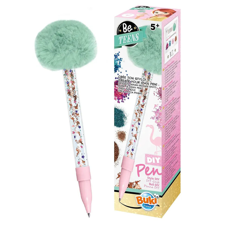 Buki Stylo Paillette - Flamant Rose - 5A+