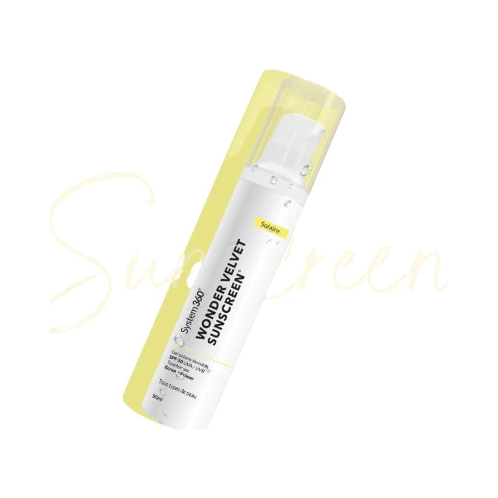 System 360 Wonder Velvet gel solaire visage 50 ml