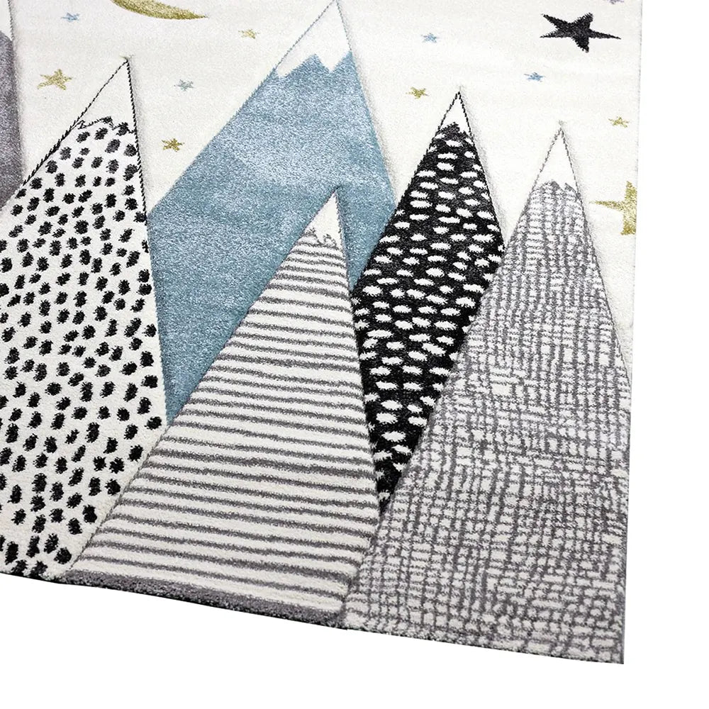 Tapis SNOWSKY Gris & Bleu