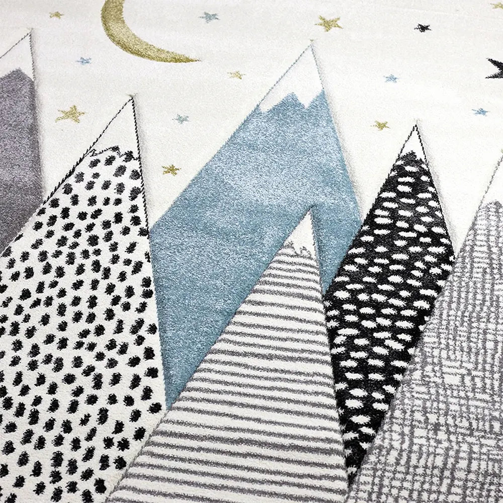 Tapis SNOWSKY Gris & Bleu