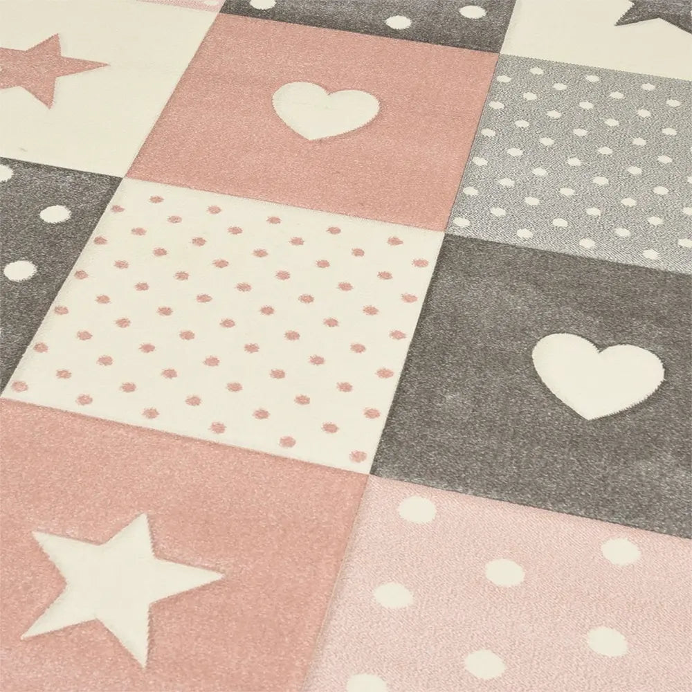 Tapis Minikds Crème Rose