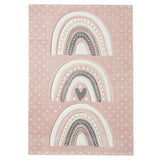 Tapis RAINKID Rose & Gris