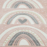 Tapis RAINKID Rose & Gris