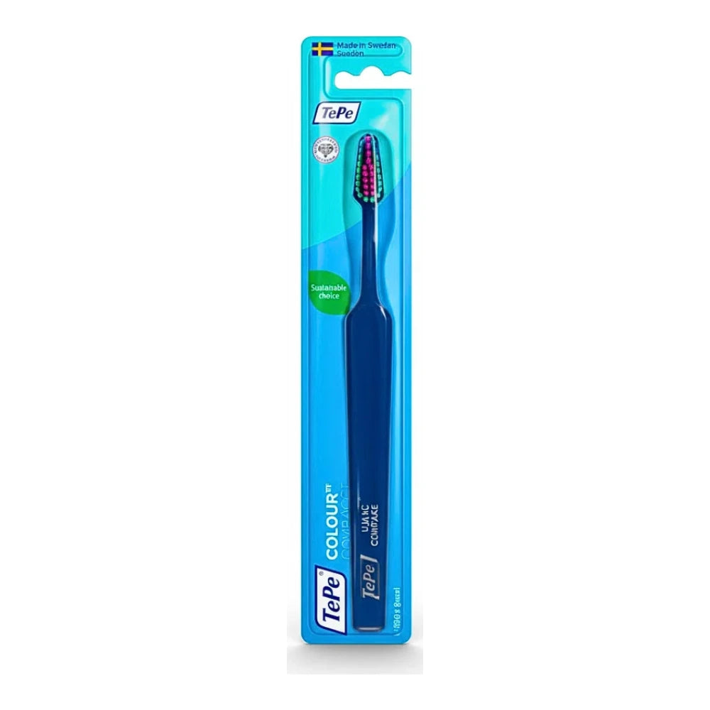 TePe brosse à dents Colour Soft bleu foncé