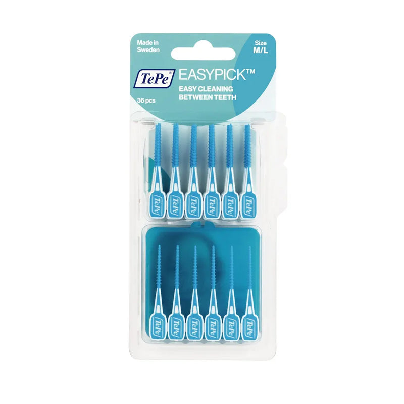 TePe EasyPick 36 Pièces Taille M/L - Bleu