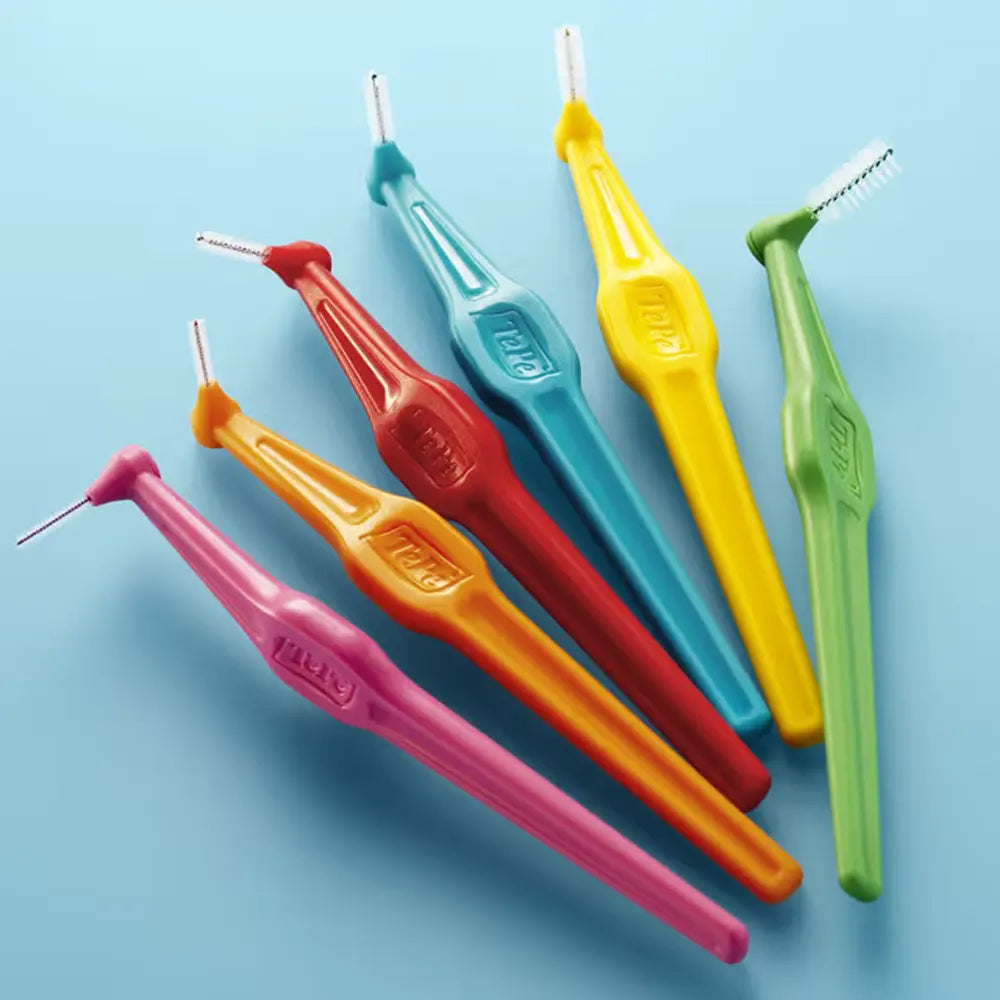TePe Lot de 6 Brosses Angle Interdentaires 0.45mm Taille 1 - Orange
