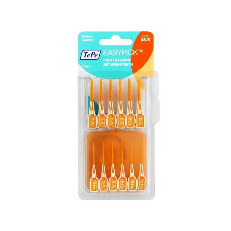 TePe EasyPick 36 Pièces Taille XS/S - Orange