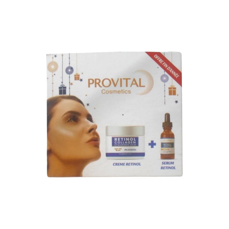 Pro Vital مجموعة سيروم الريتينول AH 30 مل + كريم الريتينول AH
