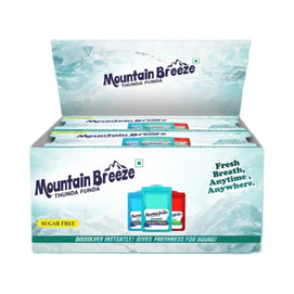 Mountain Breeze Coolmint – étui de 24 strips haleine fraîche