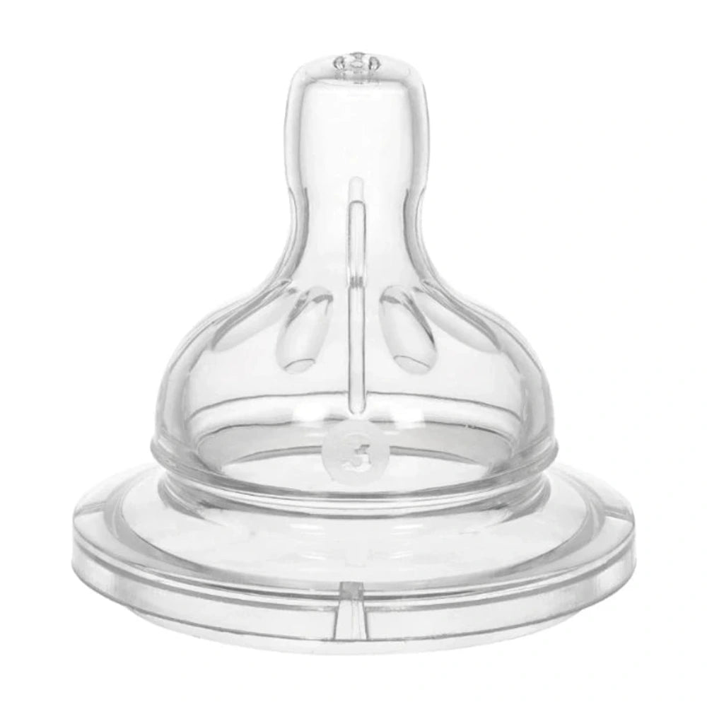 Tétine en silicone WeeBaby col large N°3 +18 mois (réf. 854)