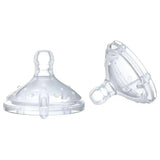 Nuby Lot de 2 Tétines Anti-coliques 1.2.3 Flow - 0m+