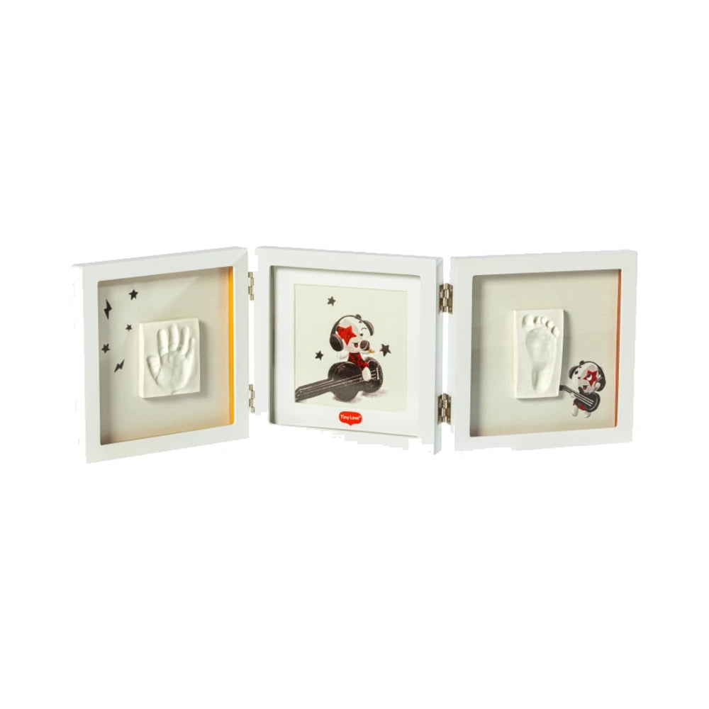 Tiny Love Cadre Empreintes Double Tiny Creations - Blanc