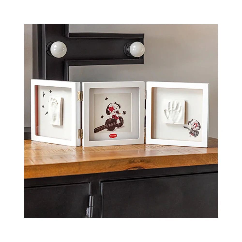 Tiny Love Cadre Empreintes Double Tiny Creations - Blanc