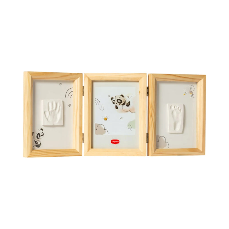 Tiny Love Cadre Empreintes Double Tiny Creations - Bois
