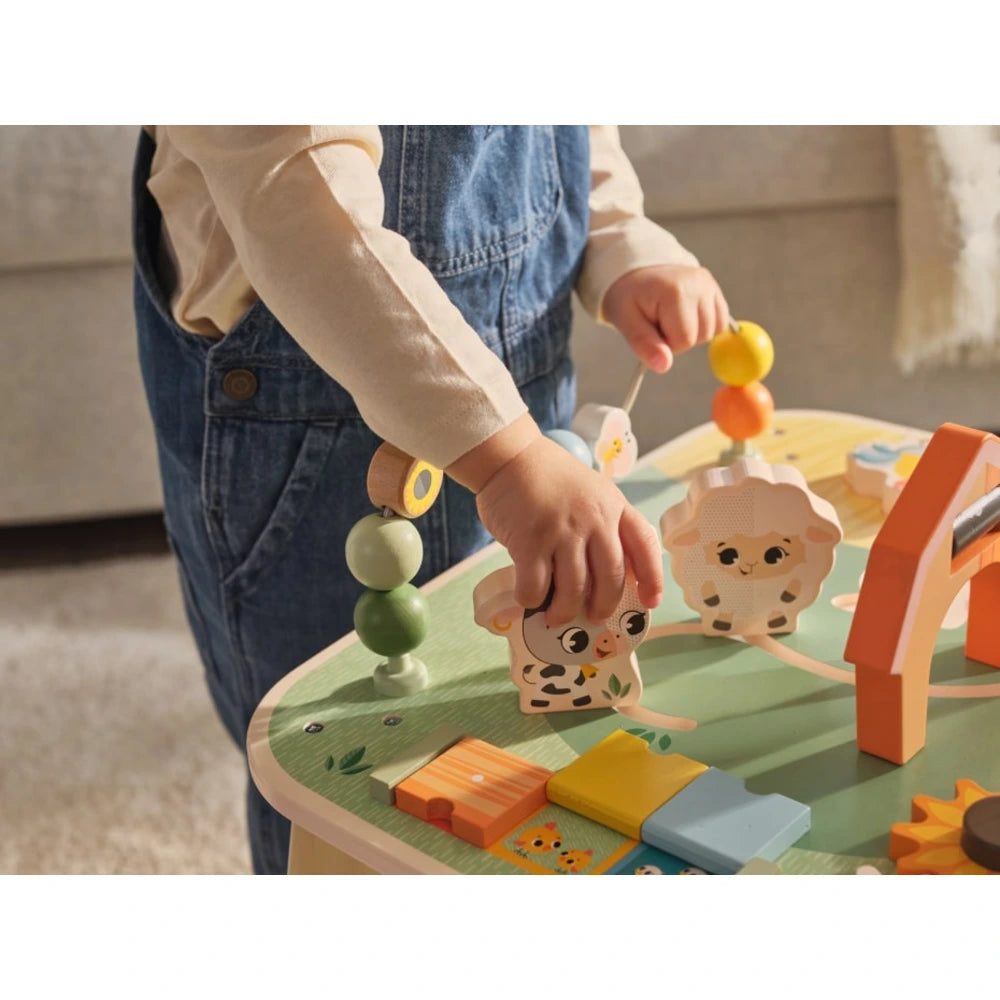 Tiny Love Table d'Activités en Bois Farmers Funday