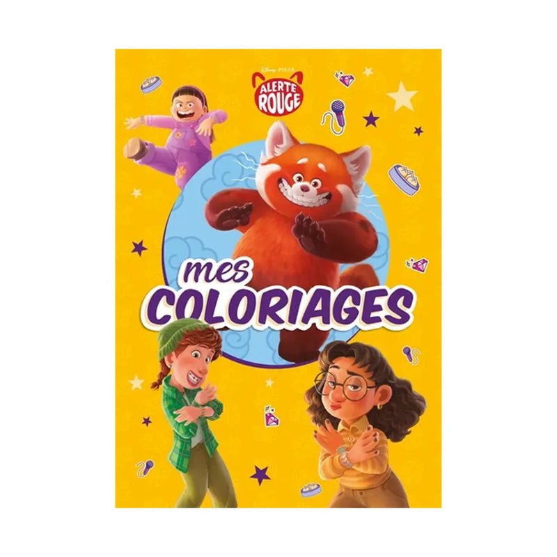 Hachette Mon Livre de Coloriages - Alerte Rouge