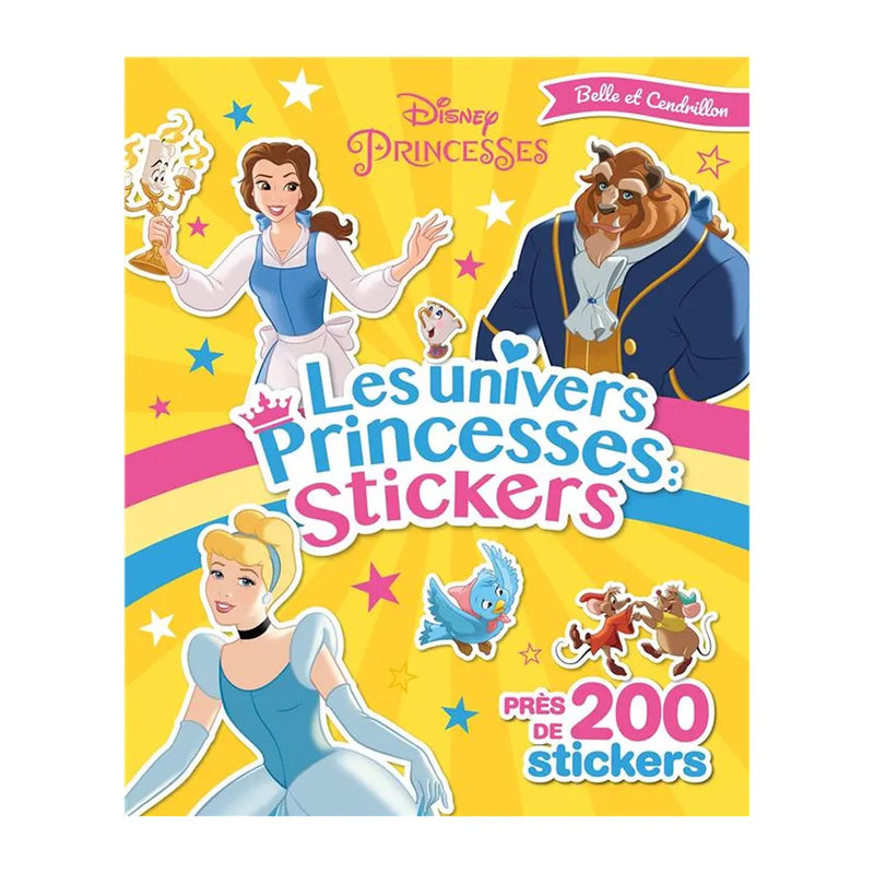 Hachette Princesas Disney – Pegatinas Bella y Cenicienta