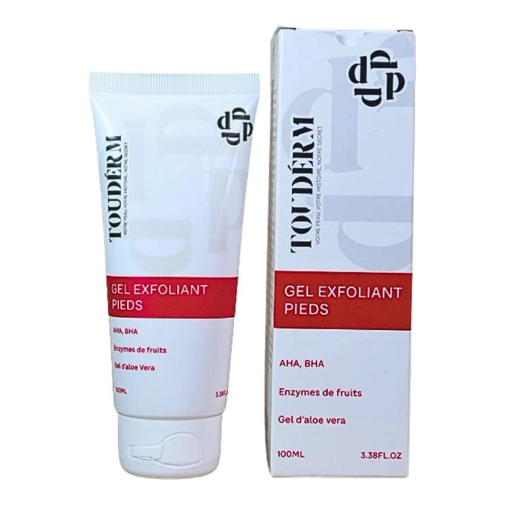 Gel exfoliant pour les pieds Touderm 100 ml