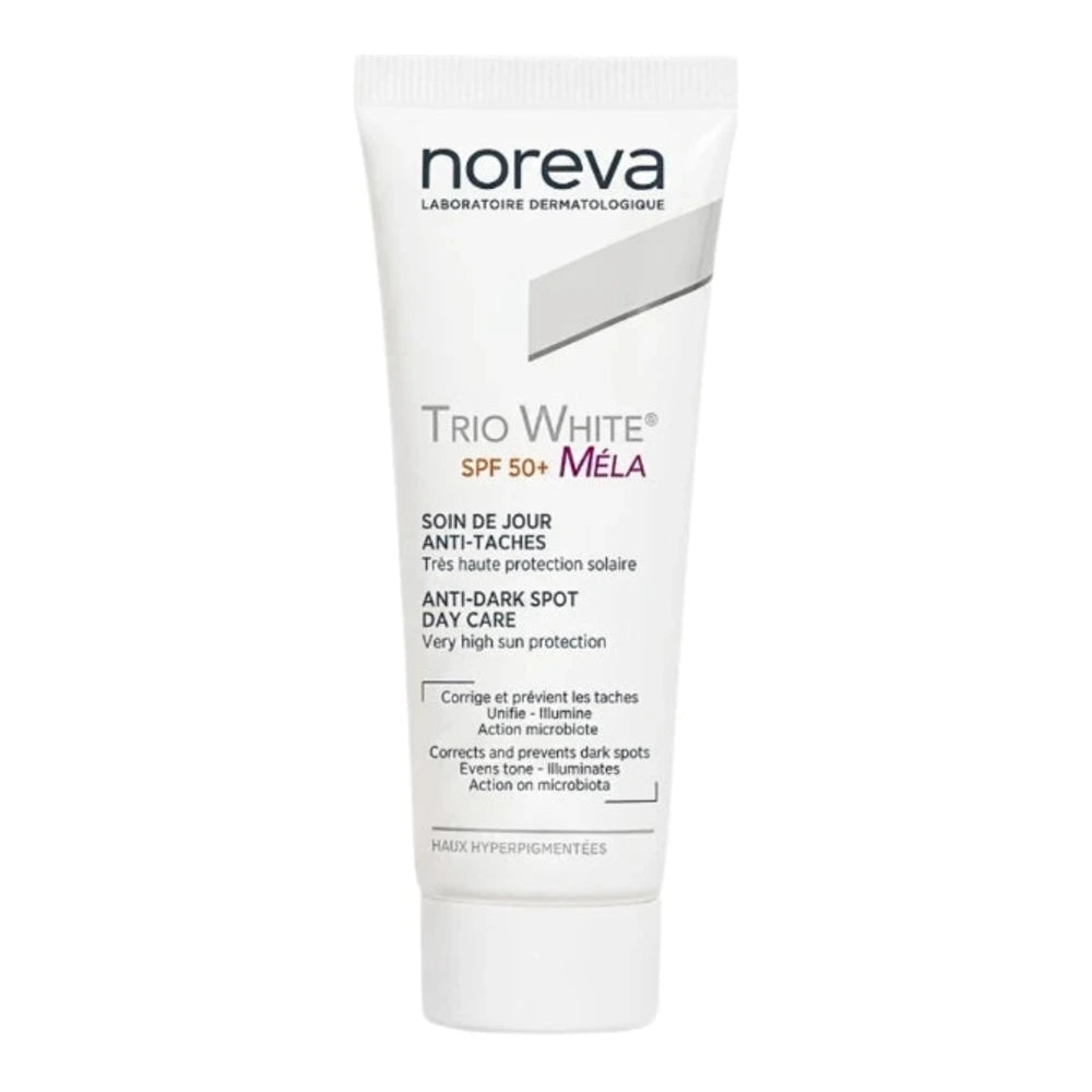 Soin de jour anti-taches SPF50+ Noreva Trio White Mela 50 ml