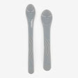 Lot de 2 cuillères d'apprentissage Twistshake gris