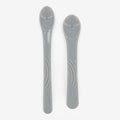 Lot de 2 Cuillères d’apprentissage Twistshake - Gris ( double )