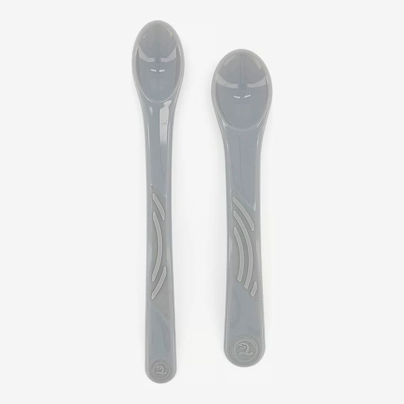 Lot de 2 Cuillères d’apprentissage Twistshake - Gris ( double )