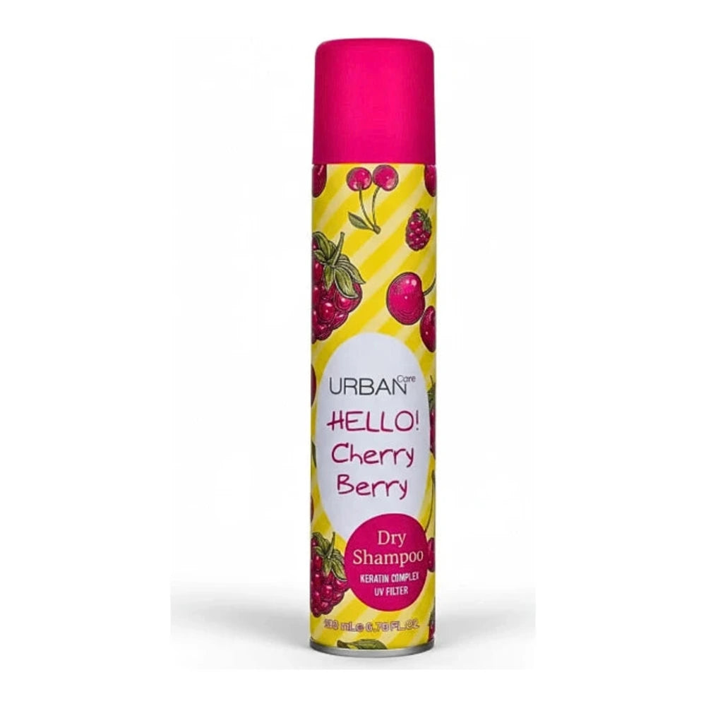 Urban Care shampoing sec Hello Cherry Berry – flacon 200 ml