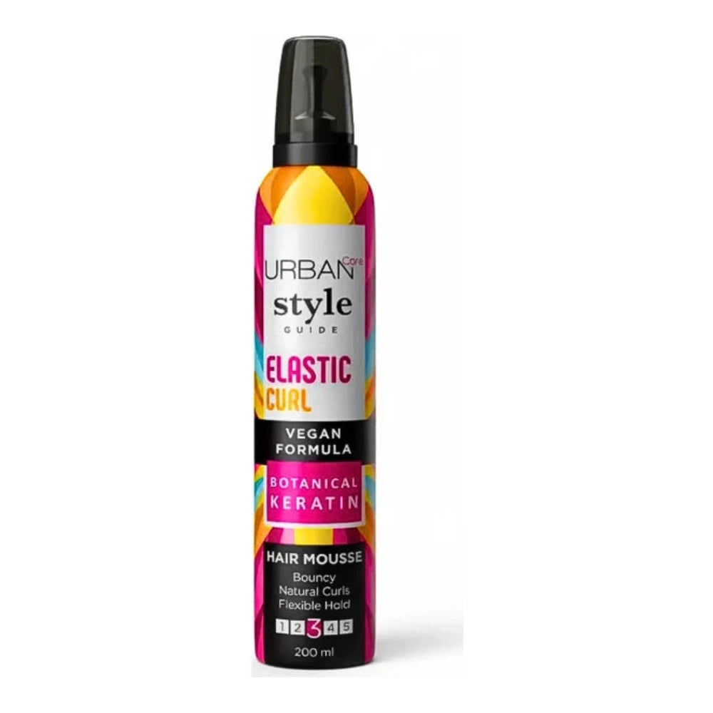Urban Care Style Guide Elastic Curl mousse pour cheveux bouclés – 200 ml