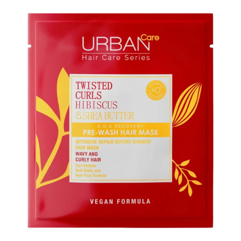 Urban Care Twisted Curls Hibiscus&amp;Shea Butter Mask Hair Intensiv 230ml