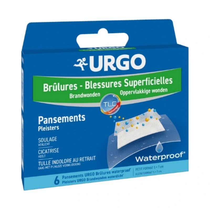 Apósito impermeable Urgo Burns (6 piezas)