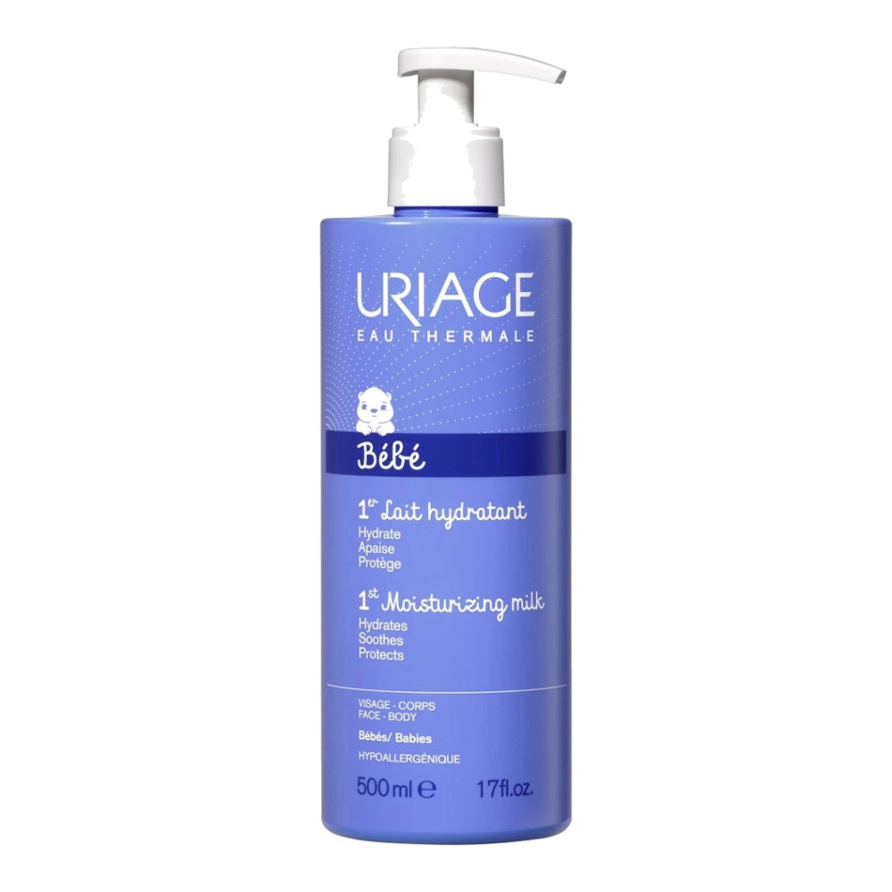 Uriage Bébé 1er Lait hydratant – flacon pompe 500 ml
