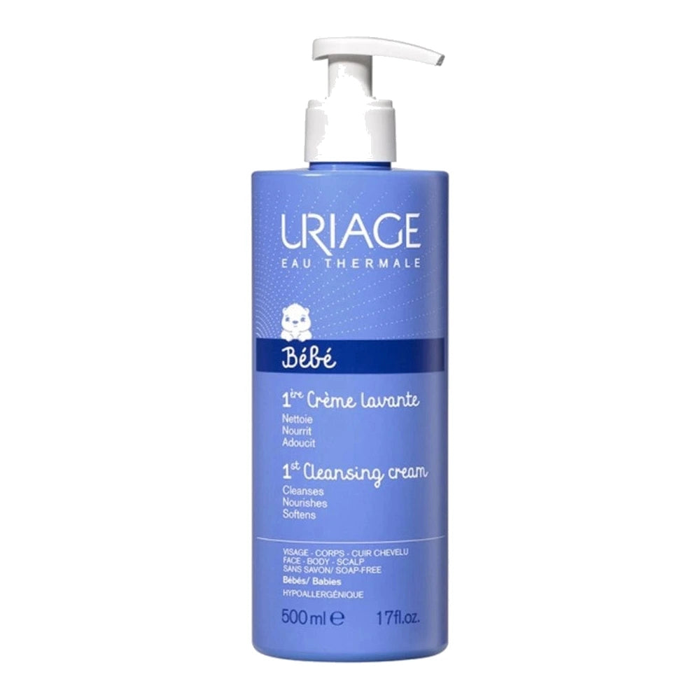 Uriage Bébé 1ère Crème lavante – flacon pompe 500 ml