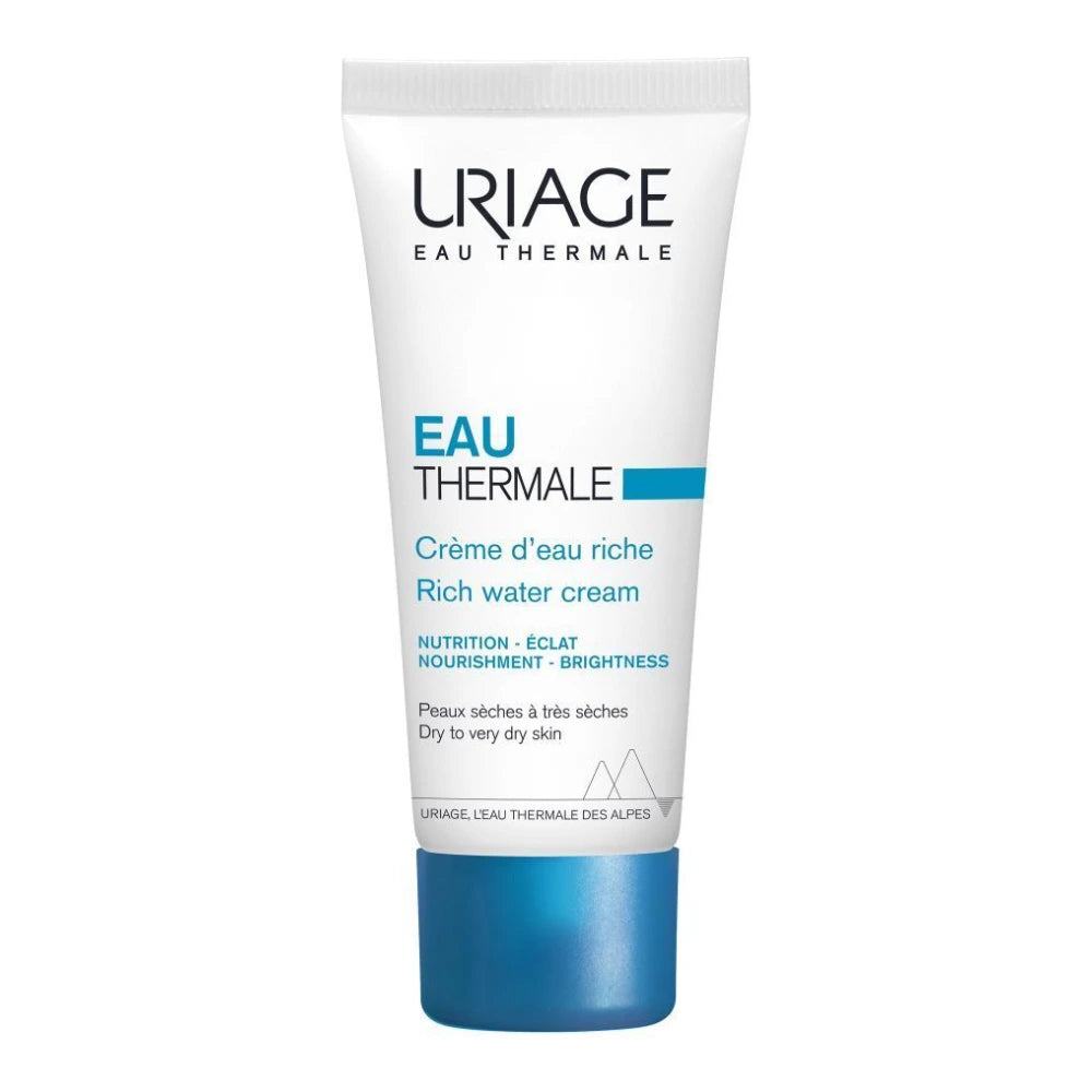 Uriage Eau Thermale Crème d’Eau Riche 40 ml – tube de crème hydratante visage
