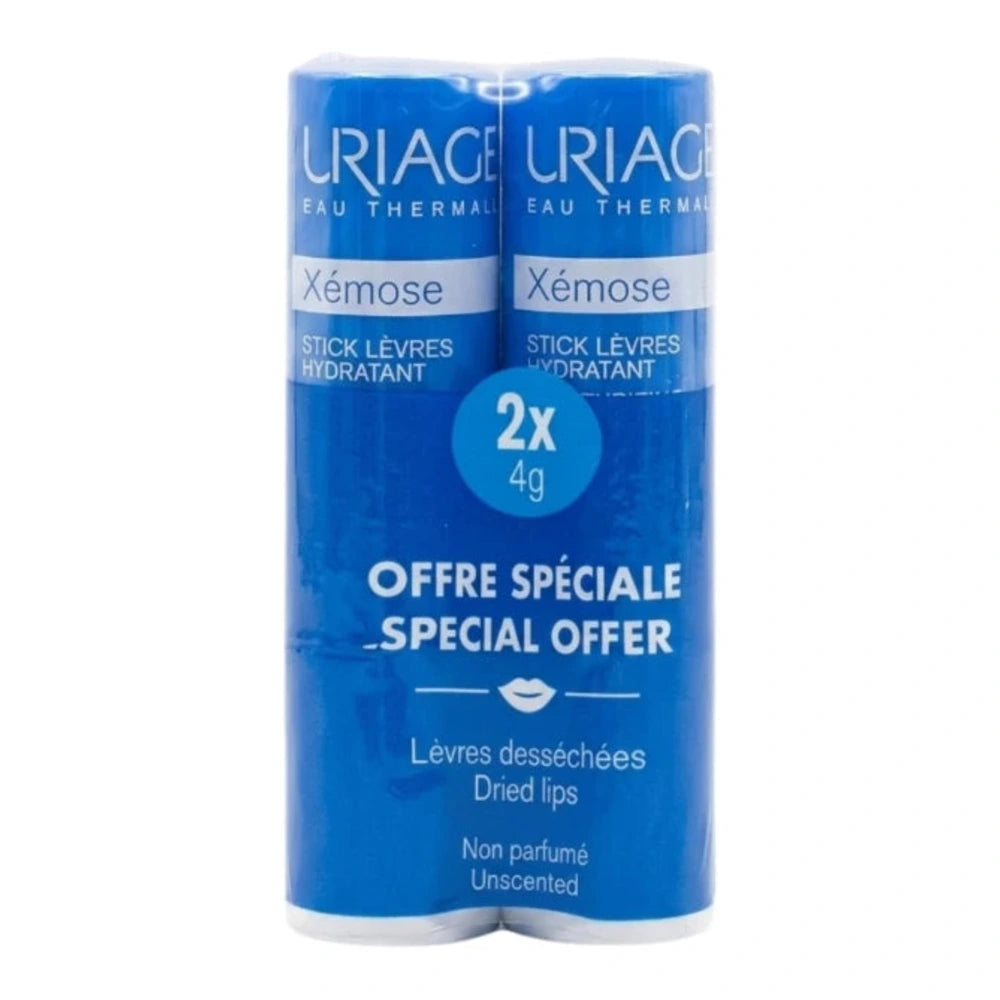 Uriage Xémose Stick Lèvres lot de 2 x 4 g