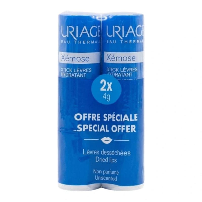 Uriage Xemose Stick Levres 2x4g Pack