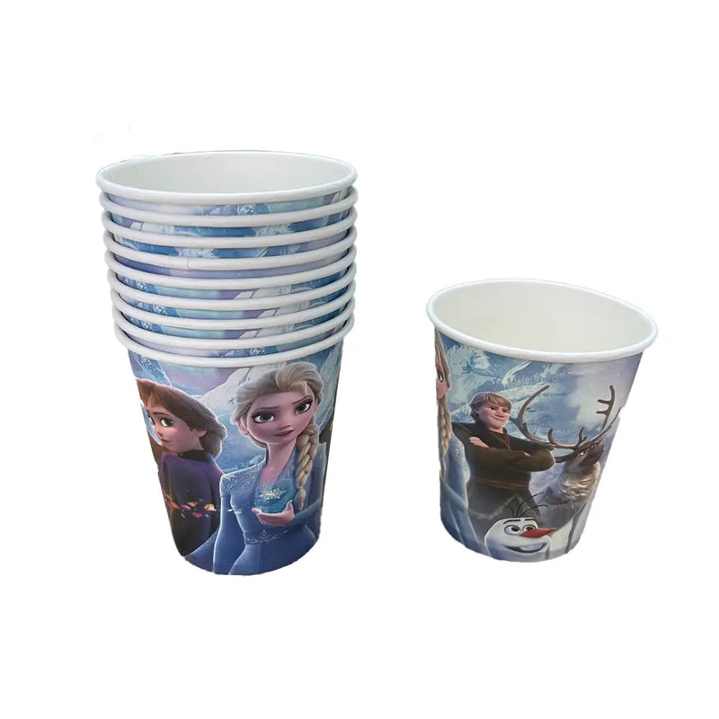 Pack de 10 Gobelets en Papier - Frozen