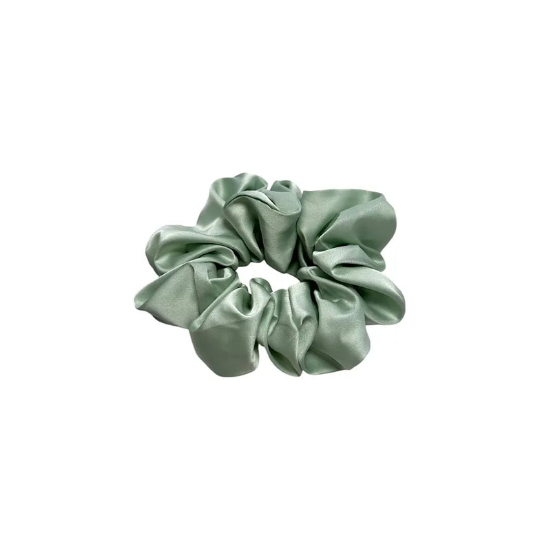 Bambidou Chouchou en Soie - Vert Eau