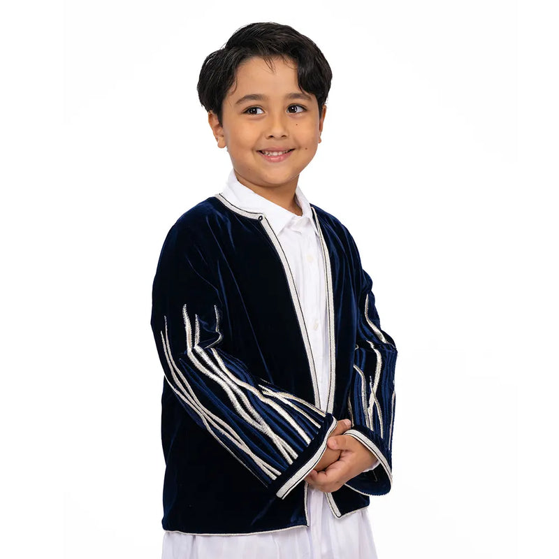 Veste Traditionnelle Garçon en Soi - Noir