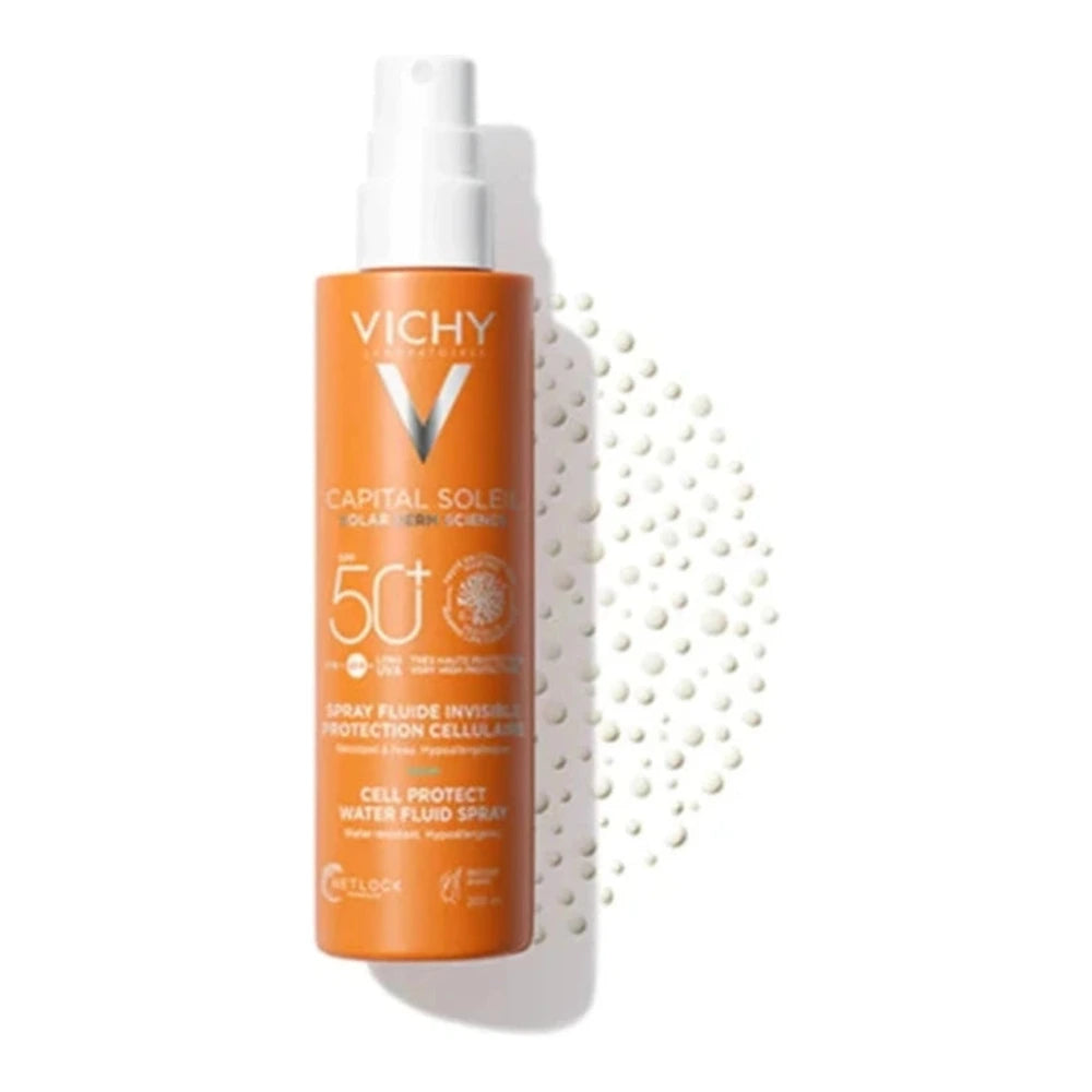 Vichy Capital Soleil Spray Fluide Invisible SPF50+ Protection Cellulaire – 200 ml
