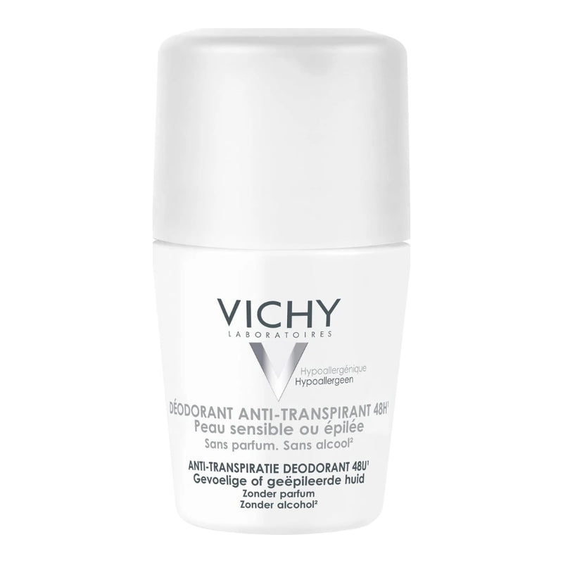 Vichy 48H Anti-Perspirant Deodorant Roll-On Sensitive or Waxed Skin 50 ml