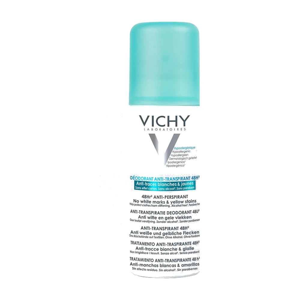 Vichy Déodorant Anti-Transpirant 48H Anti-Traces Aérosol 125 ml