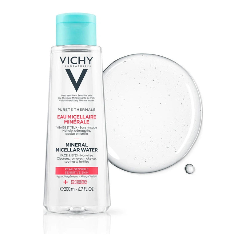 Vichy Pureté Thermale Mineral Micellar Water for Sensitive Skin – 200 ml