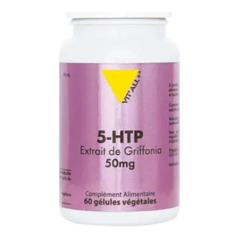 Vit'All+ 5-HTP Extrait de Griffonia 50MG – 30 Gélules