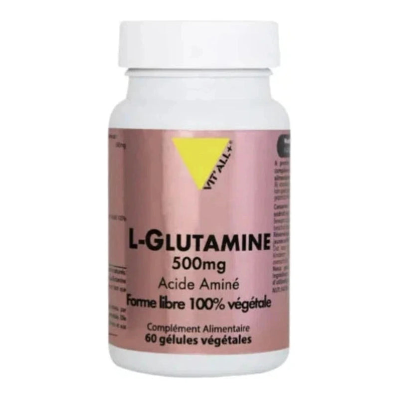 Vit'All+ L-Glutamine 500mg - 60 Gélules