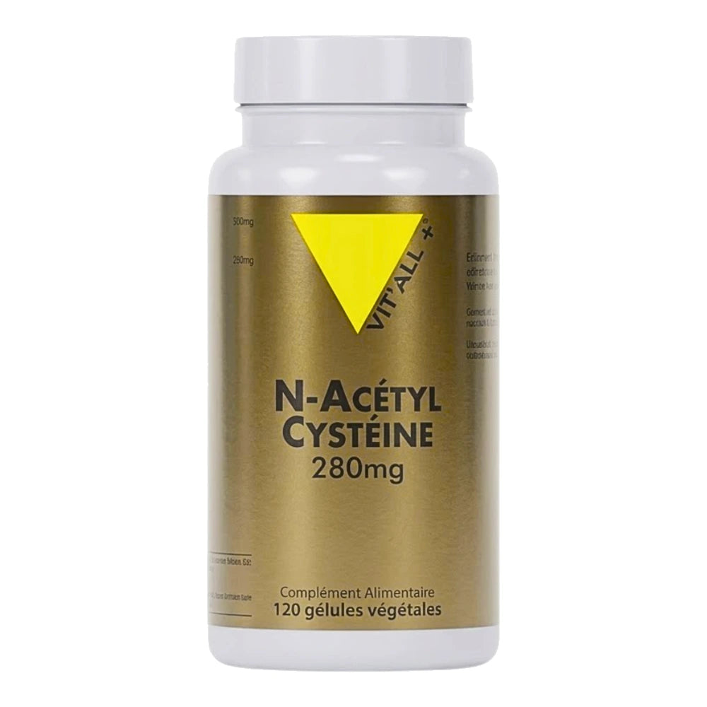 Vit'All+ N-Acétyl Cystéine 280 mg, pot de 120 gélules