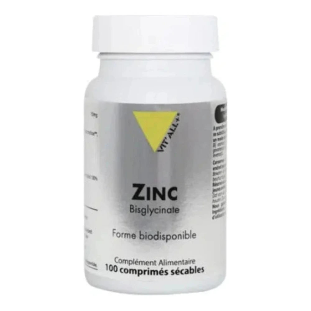 Vit'All+ Zinc 30 mg – 100 comprimés